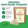 Polvo orgánico Shatavari ayurvédico Jiva Organics presentación
