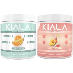 Version 1.0.0 Polvo orgánico Super Greens con espirulina y chlorella