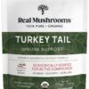 Polvo orgánico Turkey Tail Real Mushrooms para apoyo inmunológico y digestivo