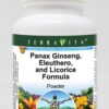 Polvo Panax Ginseng Eleuthero Regaliz 1oz TerraVita