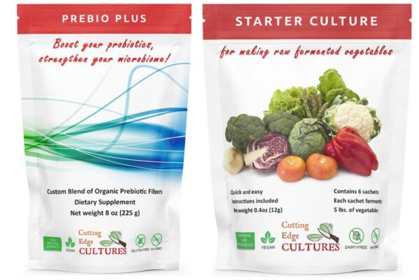 Polvo Prebio Plus fibra prebiótica orgánica 8 oz