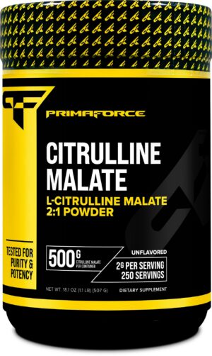 Polvo PrimaForce L-Citrulina Malato para pre-entreno sin sabor