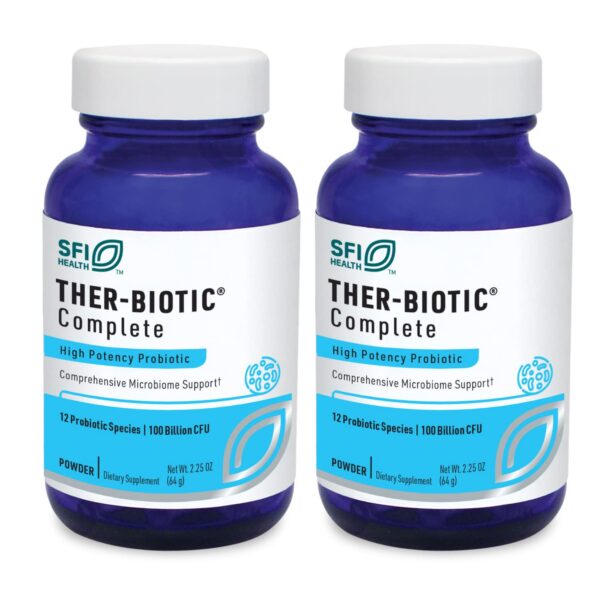 Paquete de polvo probiótico Ther-Biotic Klaire Labs 64g