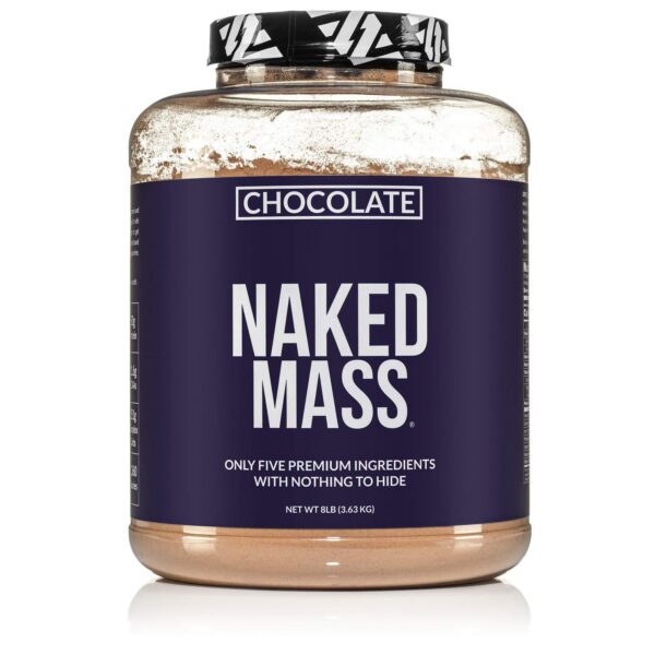 Polvo proteína ganancia masa NAKED Chocolate 8lb