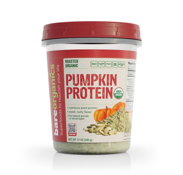 Version 1.0.0 Polvo proteínico organic calabaza BareOrganics 12 oz saludable