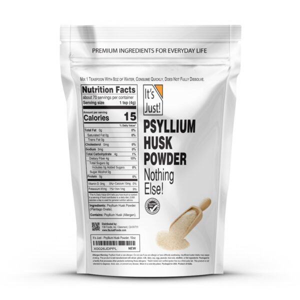 Polvo fino de psyllium husk para repostería keto It’s Just!