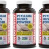 Version 1.0.0 Polvo psyllium natural Yerba Prima paquete 3 botellas 12 onzas