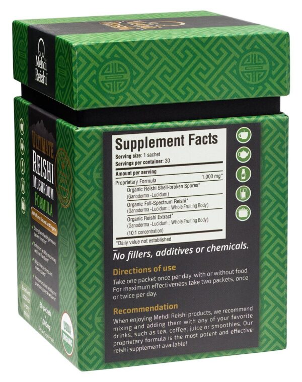 Polvo puro de esporas de reishi para suplementación