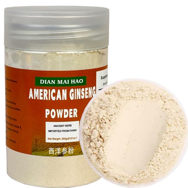 Polvo puro de ginseng americano DIAN MAI HAO en lata 250g