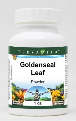 Polvo puro de hoja de Goldenseal TerraVita 1 oz paquete de 3