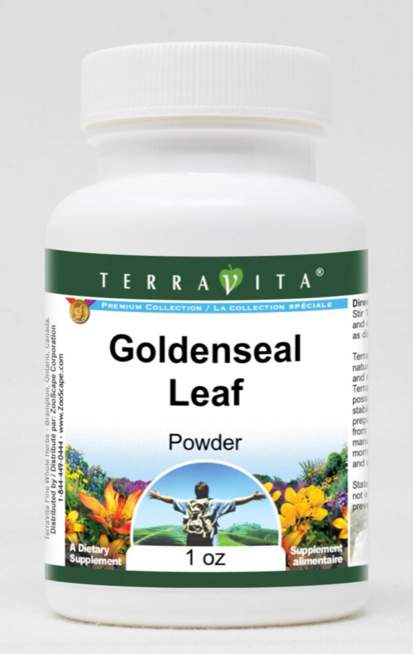 Polvo puro de hoja de Goldenseal TerraVita 1 oz paquete de 3