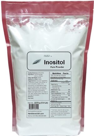 Version 1.0.0 NuSci Inositol polvo 1000 g frente