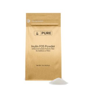 Polvo puro de inulina FOS 1 libra PURE ORIGINAL INGREDIENTS
