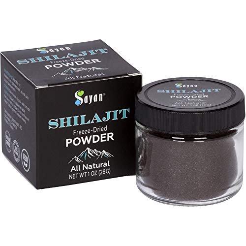 Polvo puro de shilajit Sayan 28g liofilizado vegano