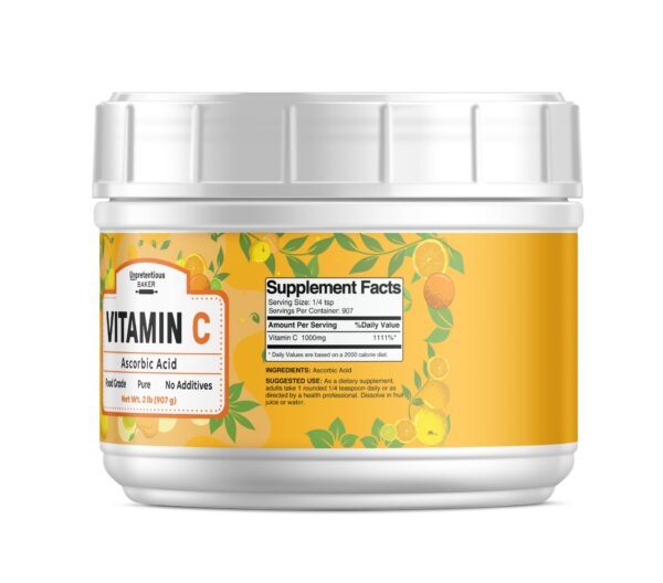 Version 1.0.0 Polvo puro de vitamina C Unpretentious para uso culinario