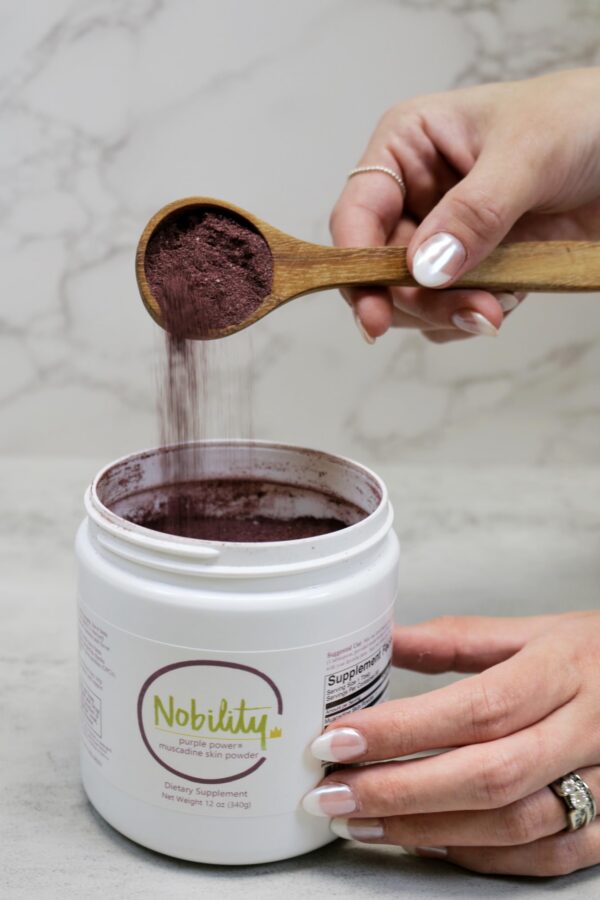 Polvo Purple Power para batidos y jugos antioxidantes