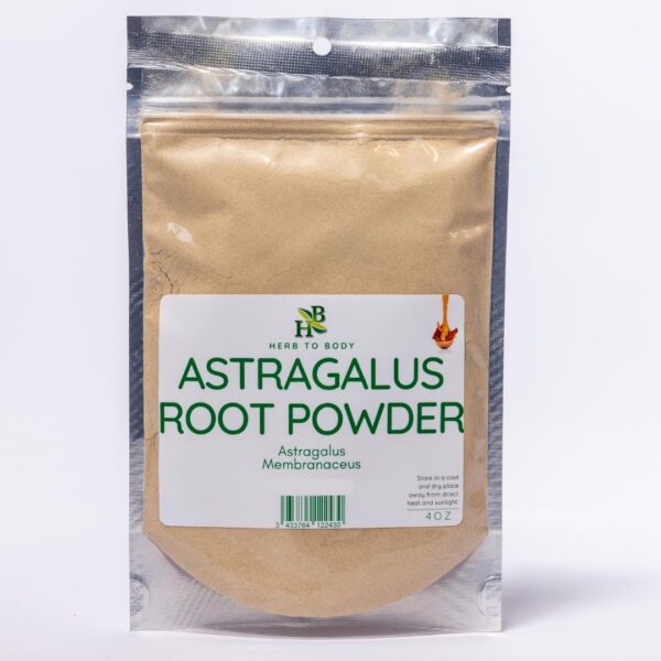 Polvo de raíz de astrágalo natural Herb To Body 4oz