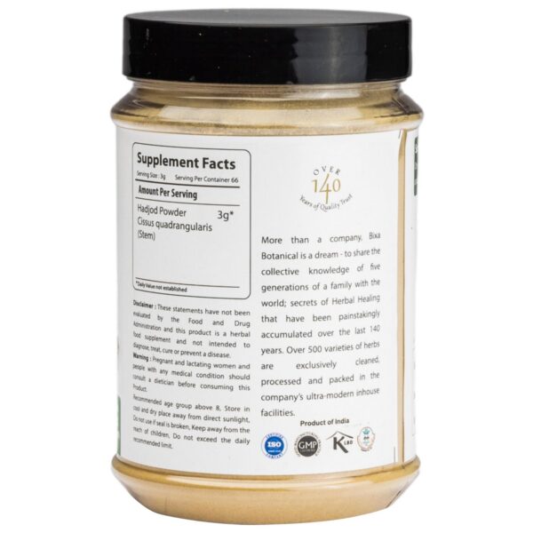 Polvo natural de raíz Cissus Quadrangularis para suplementos diarios