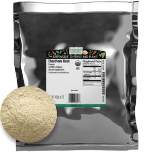 Polvo de raíz de eleuthero certificado orgánico 1 libra Frontier Co-op