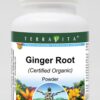 Polvo de raíz de jengibre orgánico certificado TerraVita envase