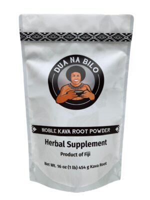 Version 1.0.0 Polvo de raíz de kava noble Fiji Dua Na Bilo paquete 16 onzas