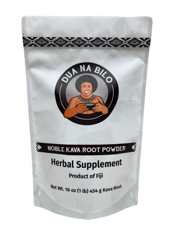 Polvo de raíz de kava noble Fiji Dua Na Bilo paquete 16 onzas