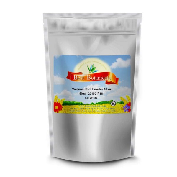 Polvo de raíz valeriana para sueño saludable