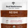 Version 1.0.0 Polvo de reishi Real Mushrooms para longevidad y sistema inmunológico