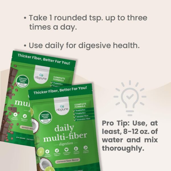 polvo para salud digestiva y peso nbpure mocha