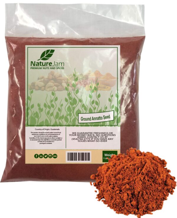 Polvo de semillas de achiote en bolsa a granel