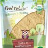 Polvo seta melena de león orgánico Food to Live 2 libras