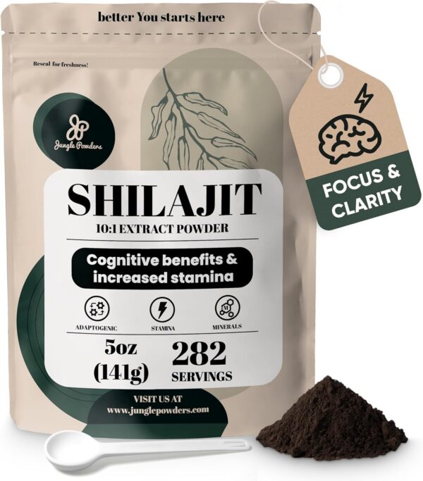 Polvo de Shilajit para hombres bolsa 5 onzas