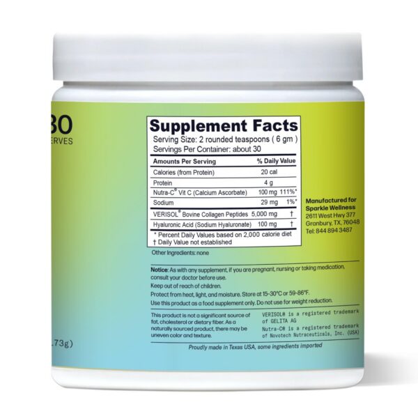 Polvo sin sabor mezclado en bebida