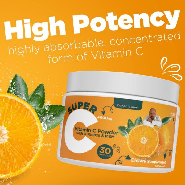 Polvo super C alta dosis Dr Keith’s fórmula natural