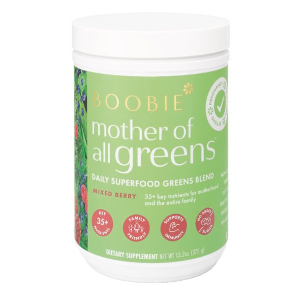 Polvo súper verde Boobie Mother of All Greens 60 dosis