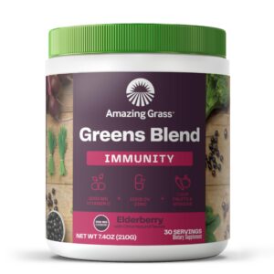 Polvo superalimento Amazing Grass Greens Blend 30 porciones
