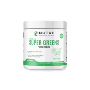 Polvo superalimento orgánico Nutrii sabor limón menta 30 porciones
