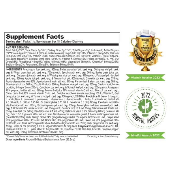 Polvo de superalimentos Green Vibrance