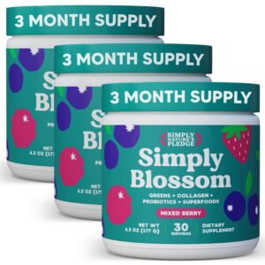 Polvo superalimentos Simply Blossom para salud digestiva y energía