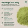 Polvo superalimentos verdes Proper Wellness ingredientes naturales