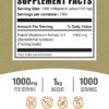 Polvo suplemento BulkSupplements de extracto de seta Reishi