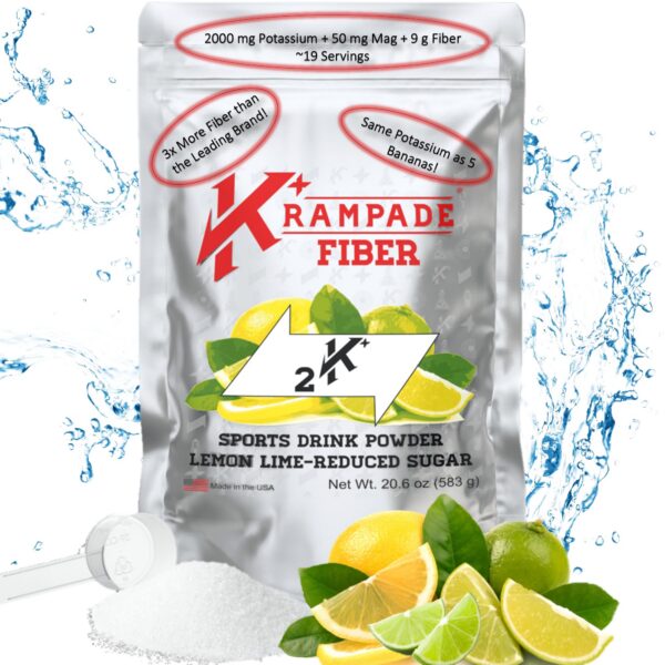 Polvo suplemento Krampade fibra prebiótica con potasio y magnesio