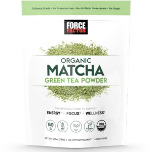 Version 1.0.0 Polvo té verde matcha orgánico Force Factor 169g