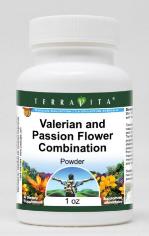 Polvo combinado Valeriana y Flor de la Pasión TerraVita 1 onza