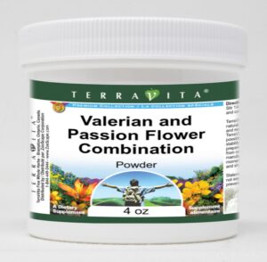 Polvo valeriana pasiflora paquete Teravita 4 oz