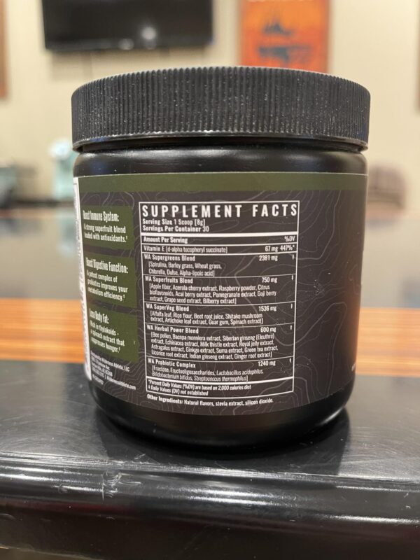 Version 1.0.0 Polvo verde con raíz de astrágalo y extracto té verde