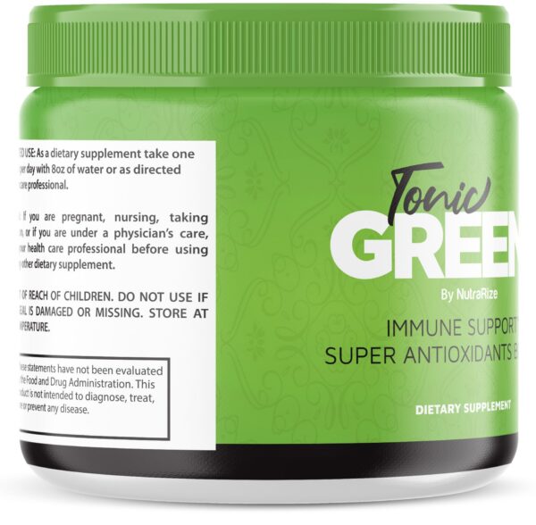 Polvo verde Tonic Greens para detox y soporte inmunológico