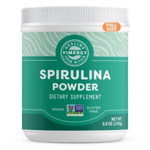 Polvo Vimergy Espirulina superalimento 250g vegano