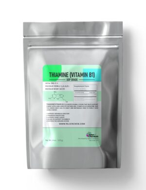 Polvo vitamina B1 Talsen Chemicals envase 113 gramos