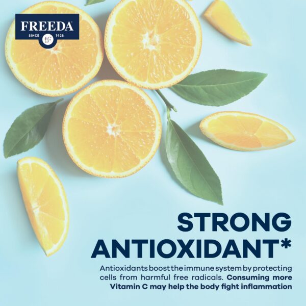 Version 1.0.0 Polvo vitamina C Freeda alta absorción apoyo inmune